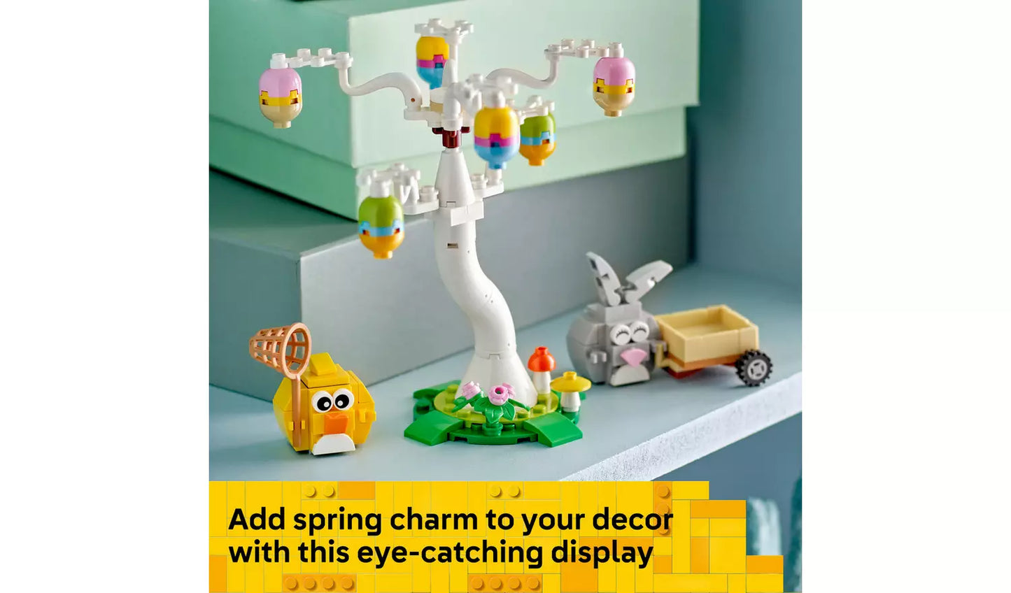 LEGO Easter Bunny and Chick Egg Hunt Toy – Model 40808 | Ages 8+ | 140 Pieces | New LEGO