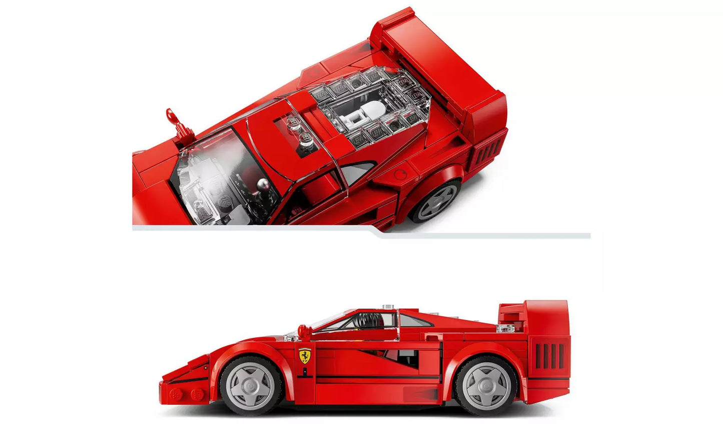 LEGO Speed Champions Ferrari F40 Supercar Vehicle Toy | Ages 9+ | Model 76934 | New LEGO