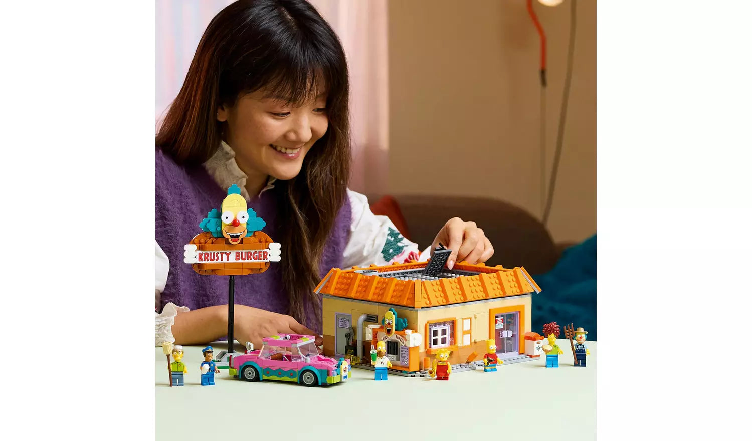 LEGO Icons The Simpsons: Krusty Burger Set for Adults 10352 | Ages 18+ | New LEGO