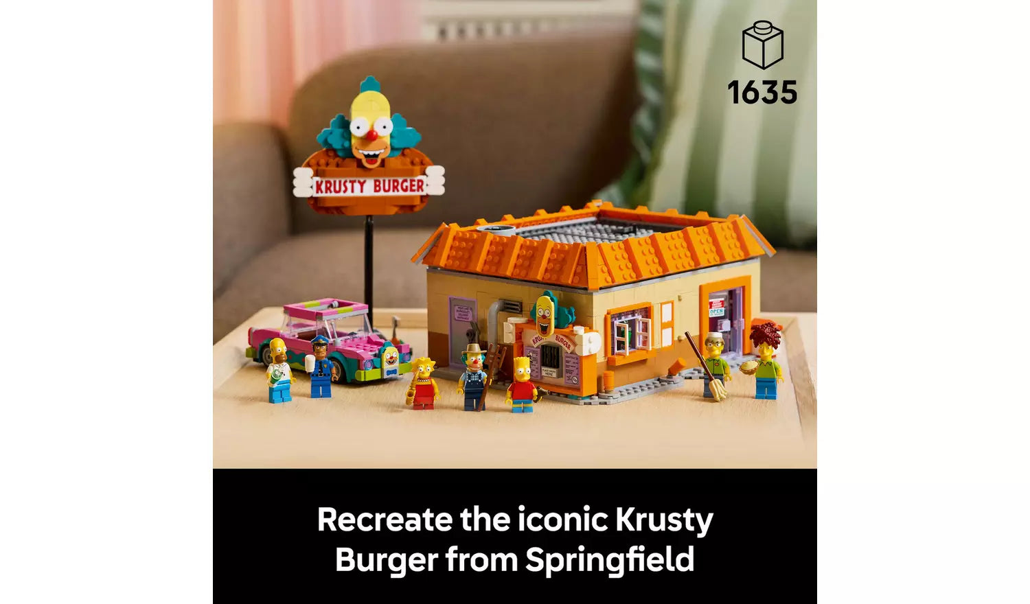 LEGO Icons The Simpsons: Krusty Burger Set for Adults 10352 | Ages 18+ | New LEGO