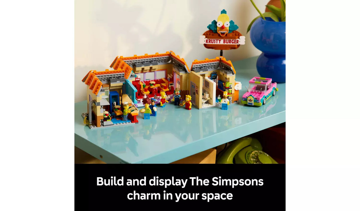 LEGO Icons The Simpsons: Krusty Burger Set for Adults 10352 | Ages 18+ | New LEGO