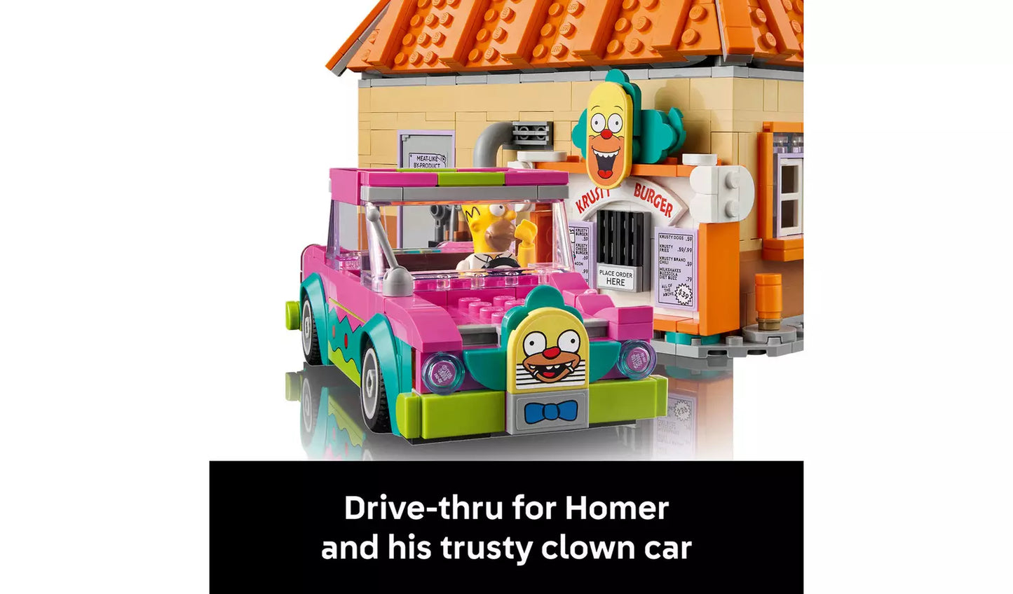 LEGO Icons The Simpsons: Krusty Burger Set for Adults 10352 | Ages 18+ | New LEGO