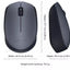 Logitech M170 Wireless Mouse - Grey