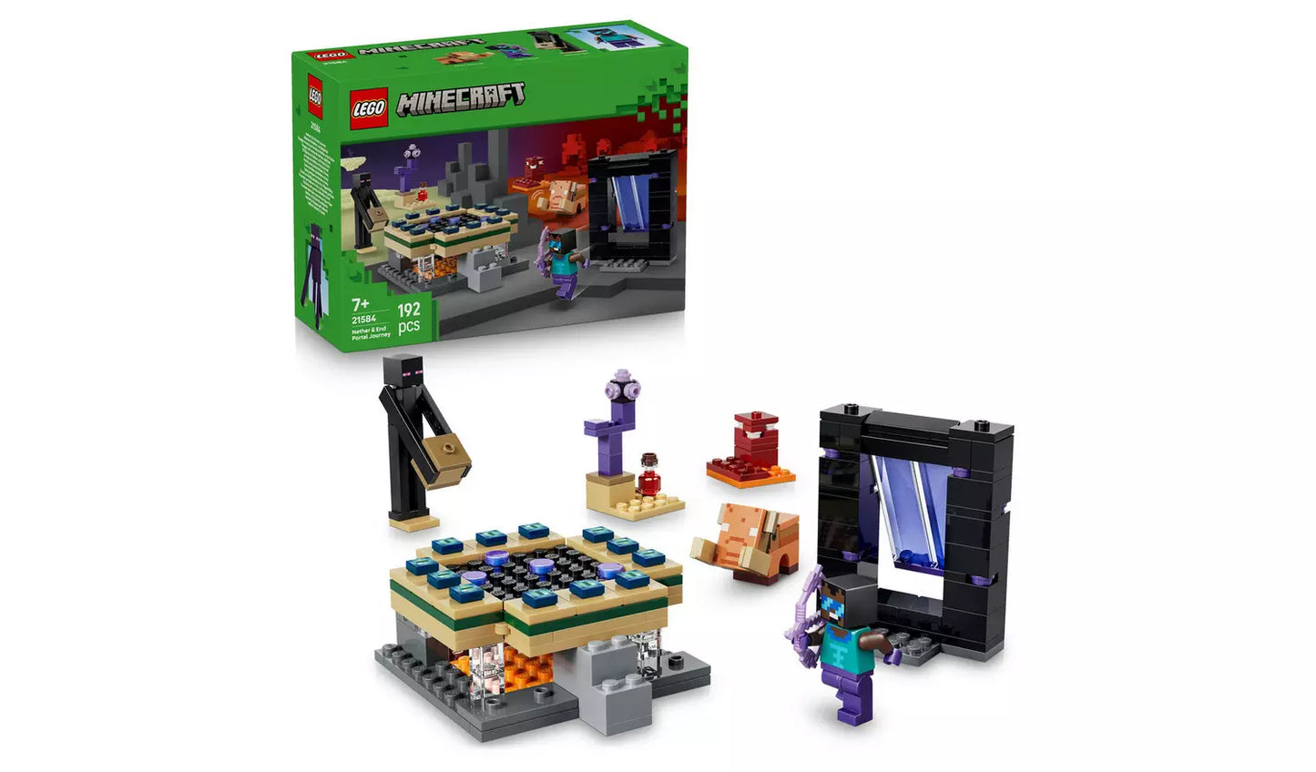 LEGO Minecraft Nether & End Portal Journey Toy | Model 21584 | New LEGO