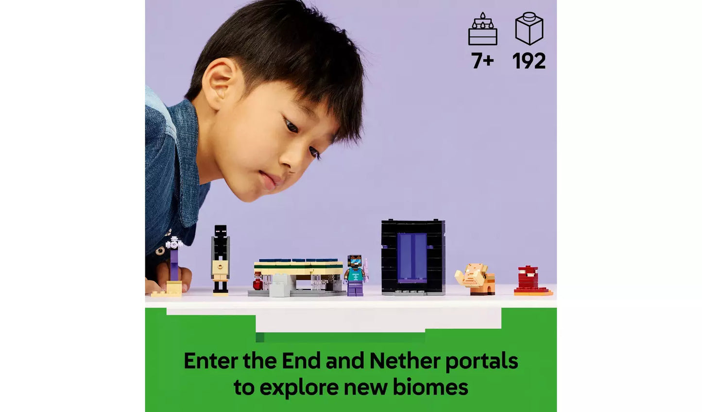 LEGO Minecraft Nether & End Portal Journey Toy | Model 21584 | New LEGO