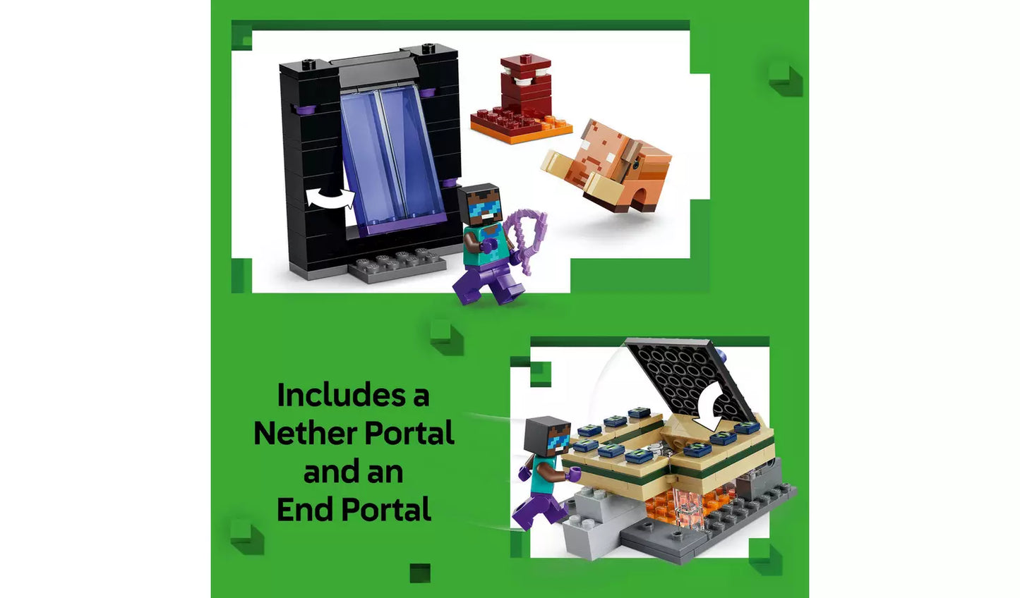 LEGO Minecraft Nether & End Portal Journey Toy | Model 21584 | New LEGO