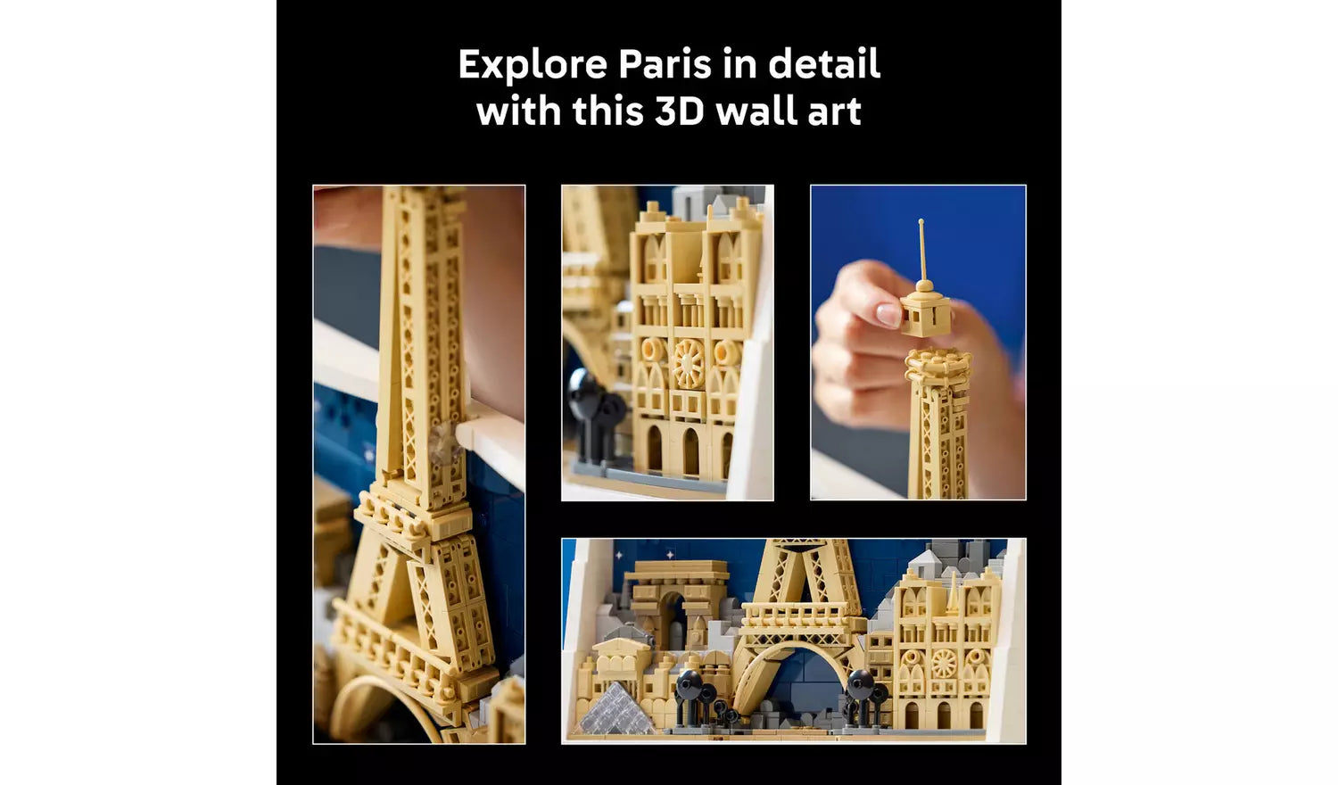 LEGO Architecture Paris – City of Love Building Set | Ages 18+ | Model 21064 | NEW LEGO