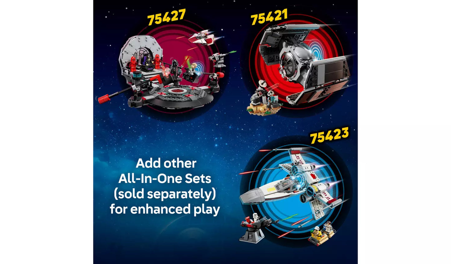 LEGO Star Wars SMART Play: Darth Vader’s TIE Fighter | Ages 8+ | Model 75421 | New LEGO