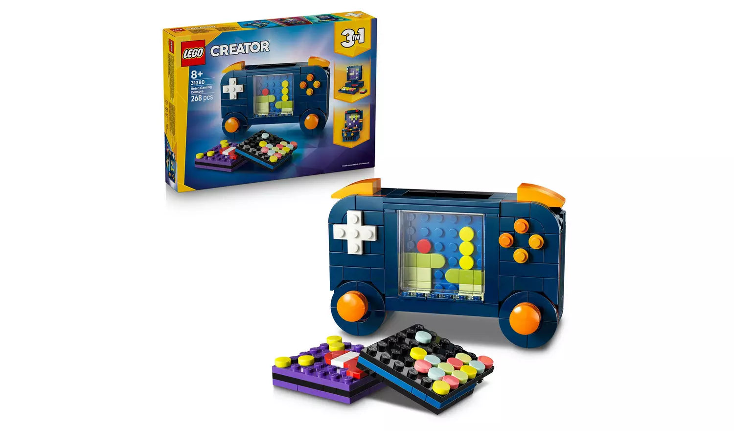 LEGO Creator 3in1 Retro Gaming Console Building Toy | Ages 8+ | Model 31380 | New LEGO
