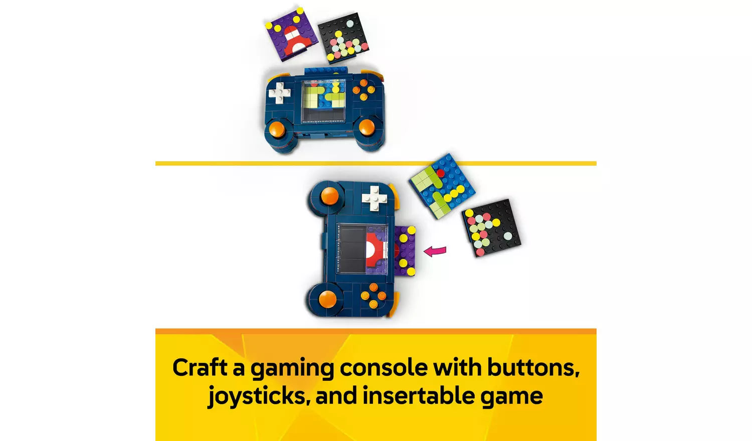 LEGO Creator 3in1 Retro Gaming Console Building Toy | Ages 8+ | Model 31380 | New LEGO