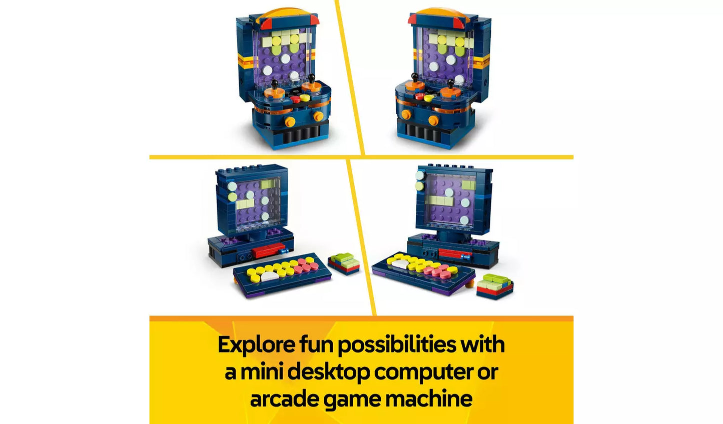 LEGO Creator 3in1 Retro Gaming Console Building Toy | Ages 8+ | Model 31380 | New LEGO