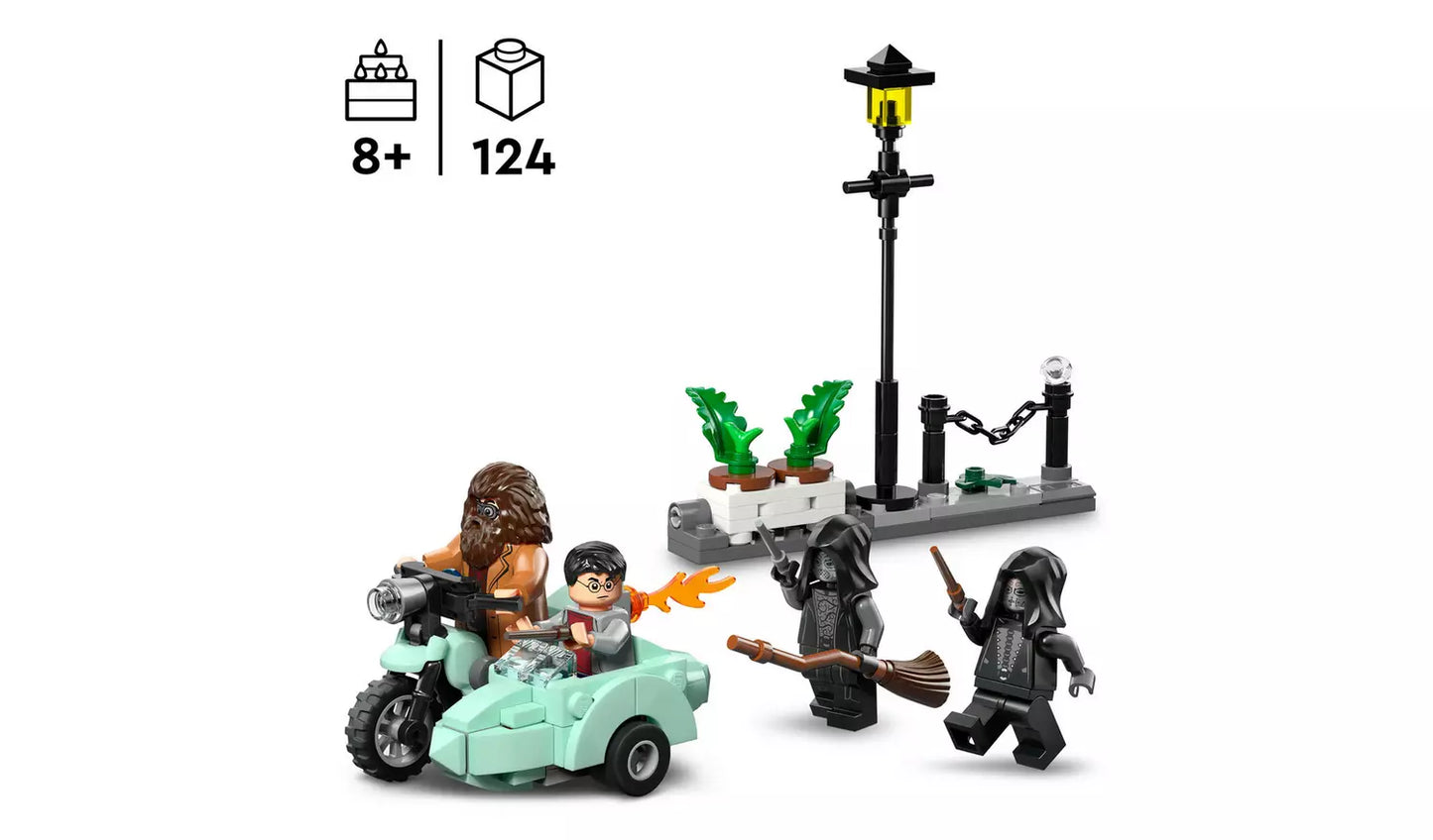 LEGO Harry Potter Hagrid & Harry’s Privet Drive Escape | Ages 8+ | Model 76459 | New LEGO