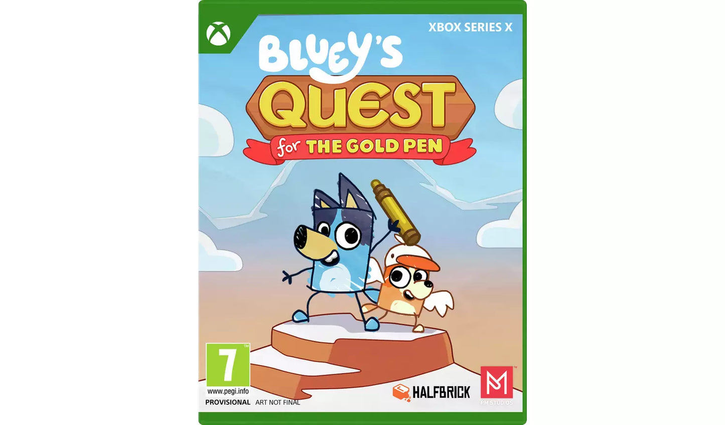 Bluey’s Quest for The Gold Pen – Xbox Series X | Physical Disc | 7+ (New) Xbox