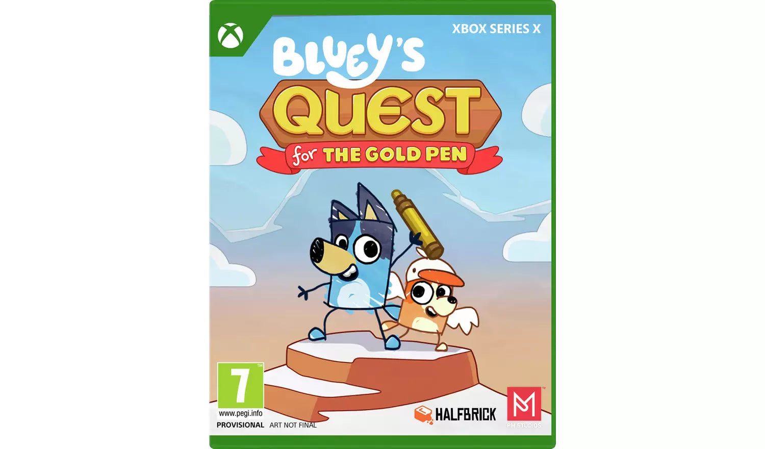 Bluey’s Quest for The Gold Pen – Xbox Series X | Physical Disc | 7+ (New) Xbox