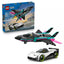 LEGO City Jet vs. Car Toy Vehicle Model Kit 60489 | Ages 6+ | New LEGO