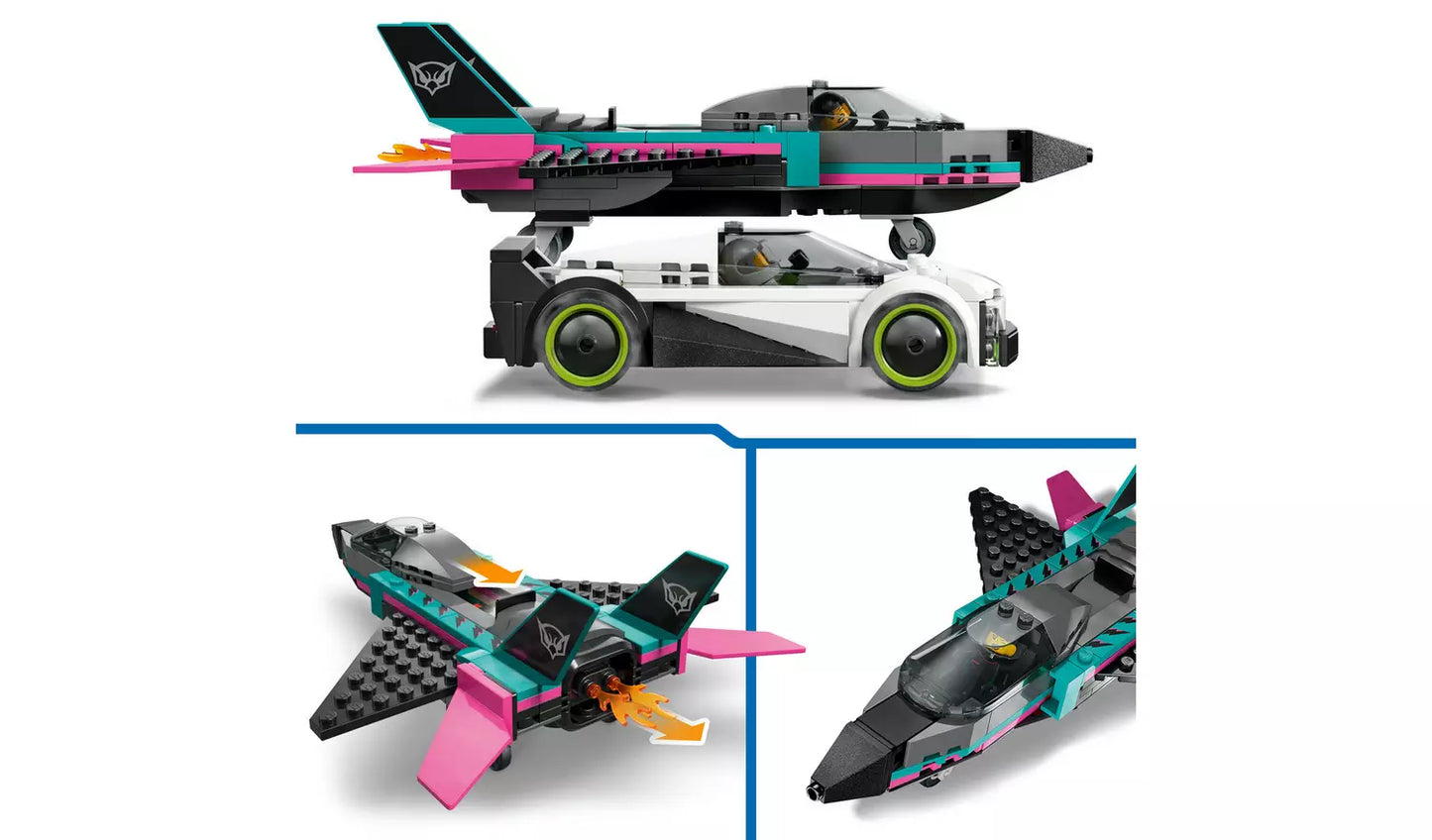 LEGO City Jet vs. Car Toy Vehicle Model Kit 60489 | Ages 6+ | New LEGO
