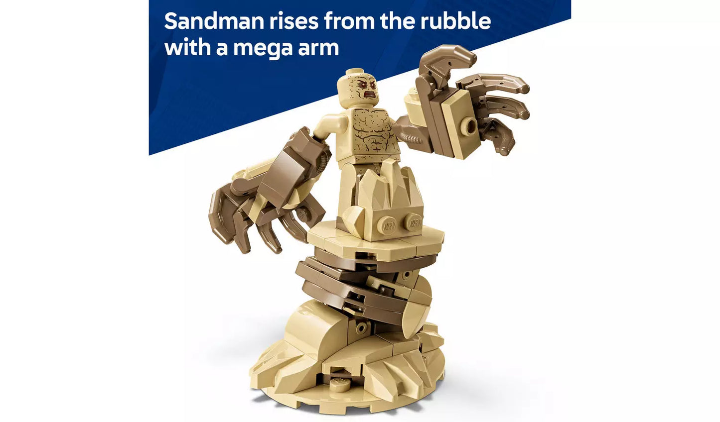 LEGO Marvel Epic Battle: Spider-Man vs. Sandman Set | Ages 9+ | Model 76334 | New LEGO