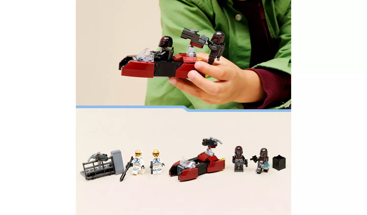 LEGO Star Wars Siege of Mandalore Battle Pack Set | Ages 6+ | Model 75449 | New LEGO