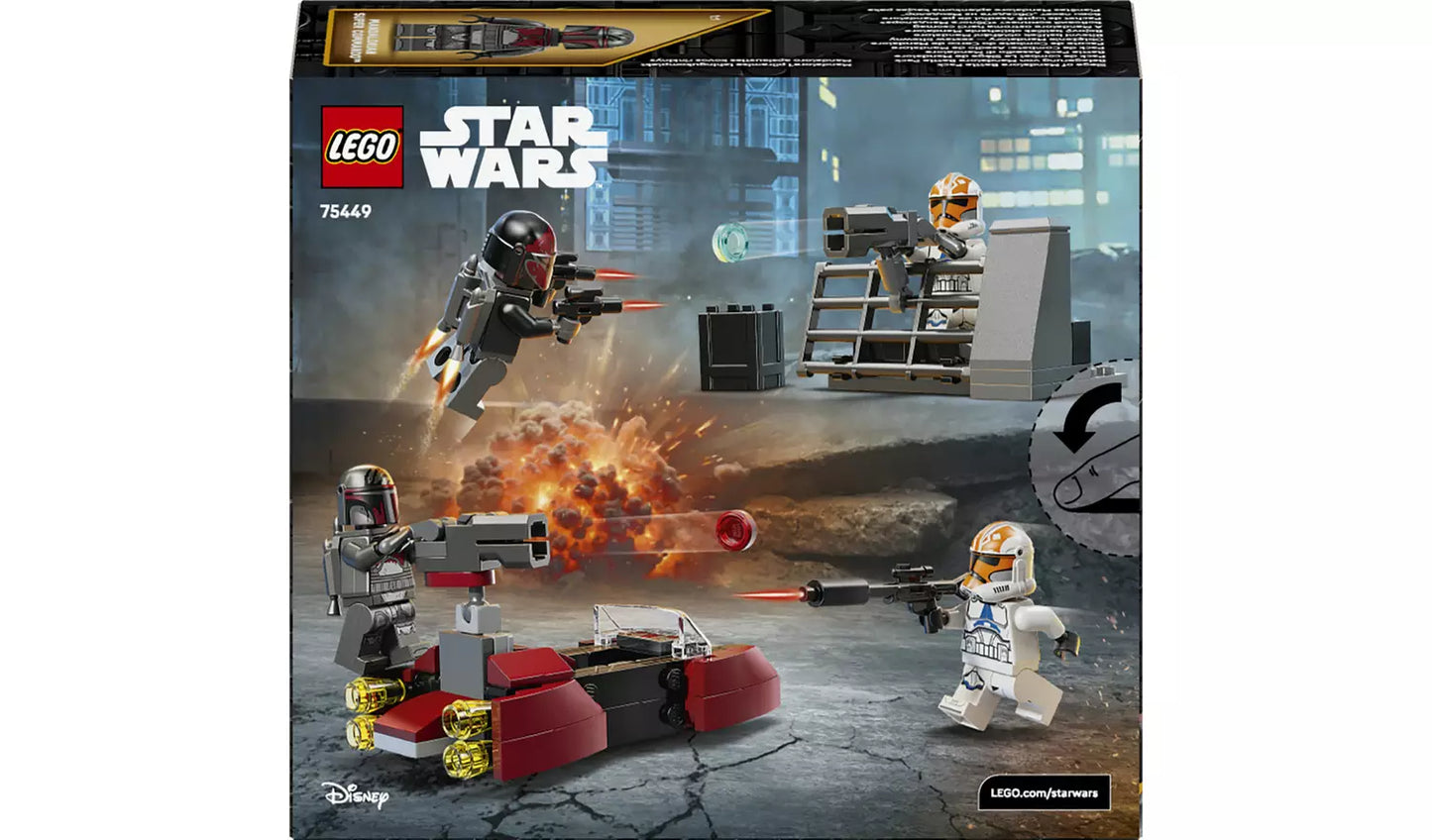 LEGO Star Wars Siege of Mandalore Battle Pack Set | Ages 6+ | Model 75449 | New LEGO