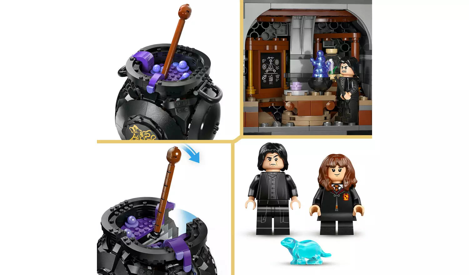 LEGO Harry Potter Cauldron: Secret Potions Classroom Toy | Ages 10+ | Model 76464 | 652 Pieces | New LEGO