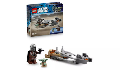 LEGO Star Wars The Mandalorian & Grogu’s Speeder Bike | Ages 6+ | Model 75436 | New LEGO
