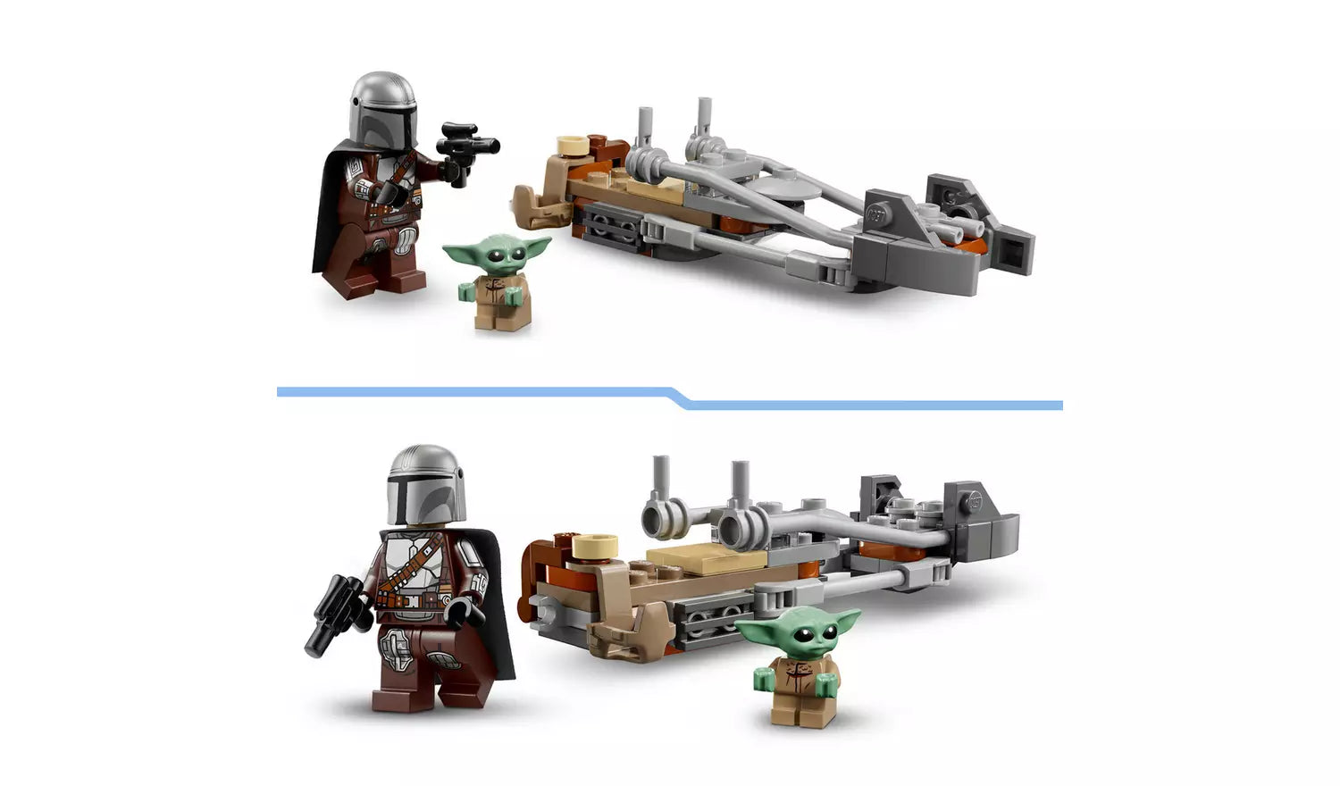 LEGO Star Wars The Mandalorian & Grogu’s Speeder Bike | Ages 6+ | Model 75436 | New LEGO