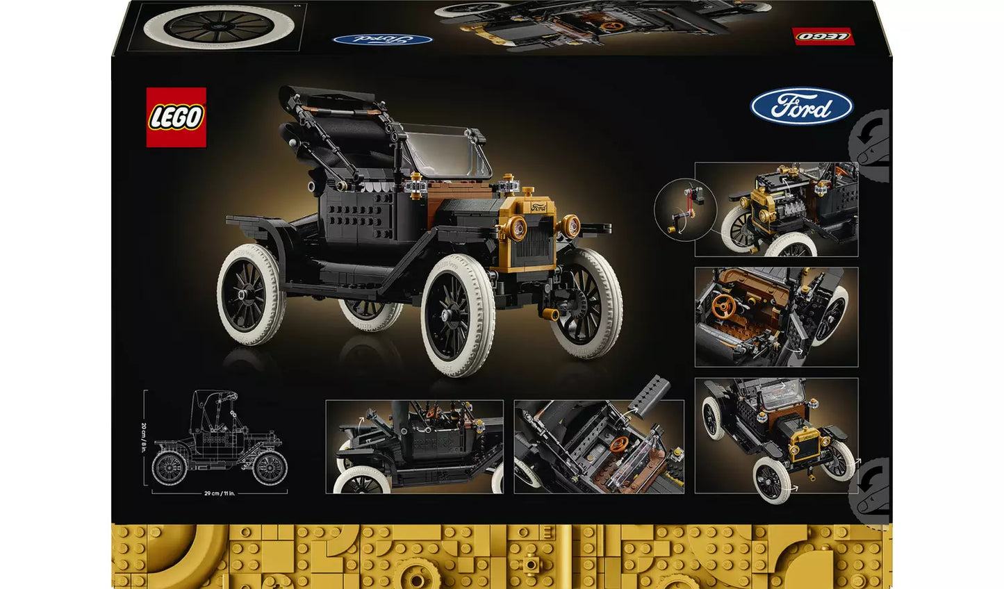 LEGO Icons Ford Model T Retro Car Kit for Adults 11376 | Ages 18+ | New LEGO