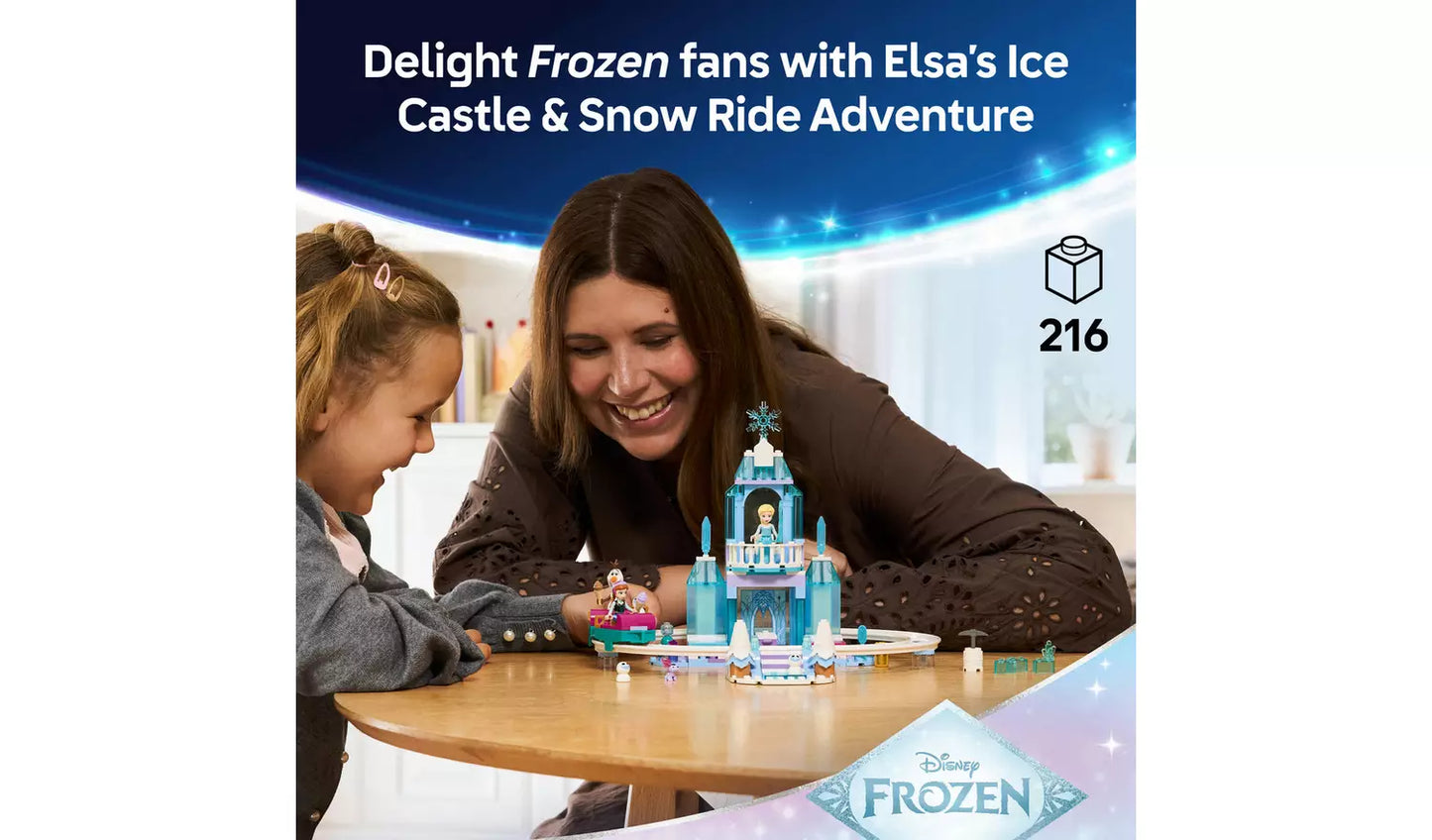 LEGO Disney Frozen Elsa’s Ice Castle & Snow Adventure Playset | Ages 4+ | Model 43281 | New LEGO