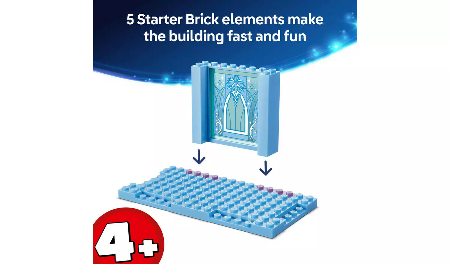 LEGO Disney Frozen Elsa’s Ice Castle & Snow Adventure Playset | Ages 4+ | Model 43281 | New LEGO