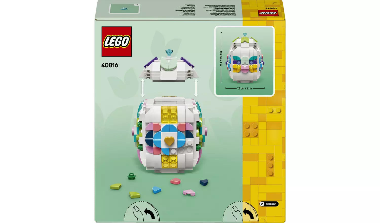 LEGO Decorative Easter Egg Toy for Kids | Ages 9+ | Model 40816 | New LEGO