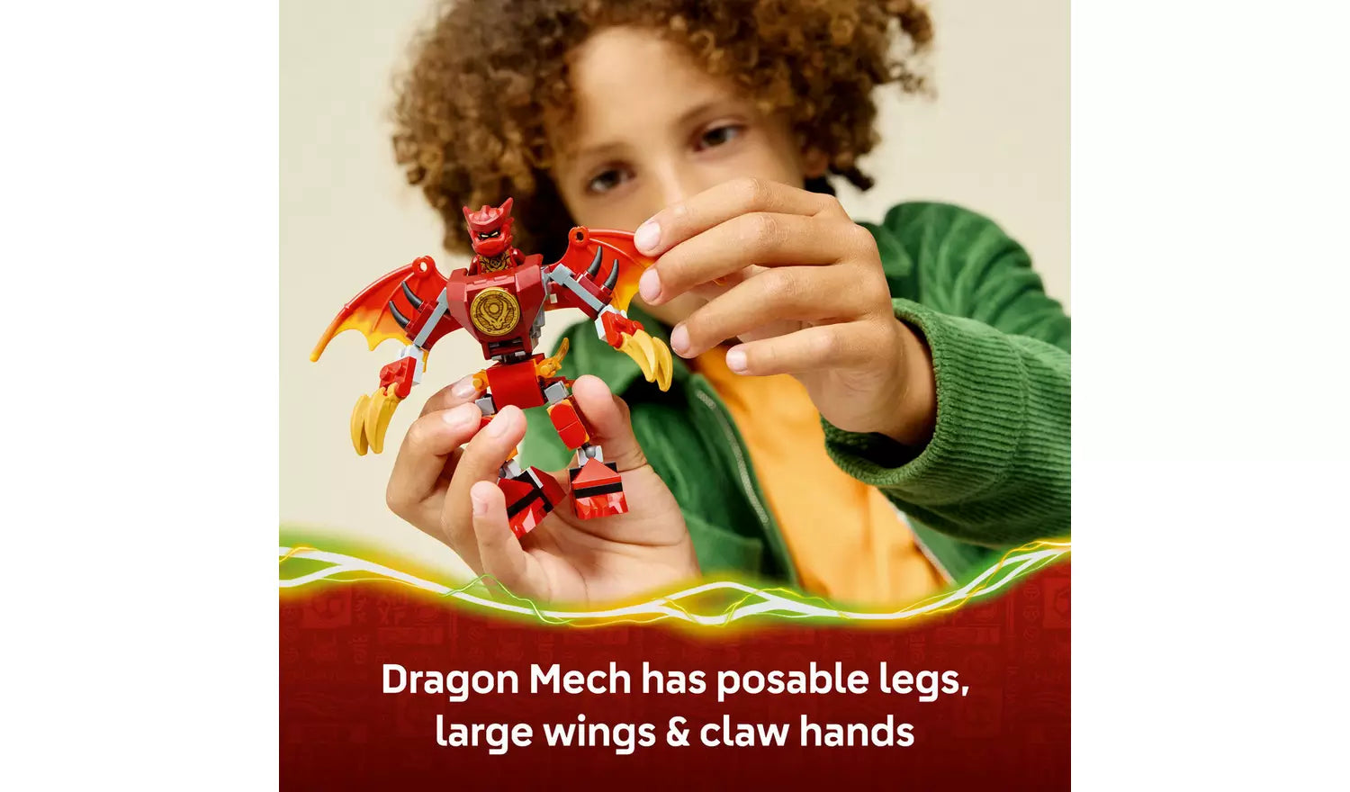 LEGO NINJAGO Kai’s Dragon Mech Battle Pack Ninja Toy | Ages 6+ | Model 71851 | New LEGO