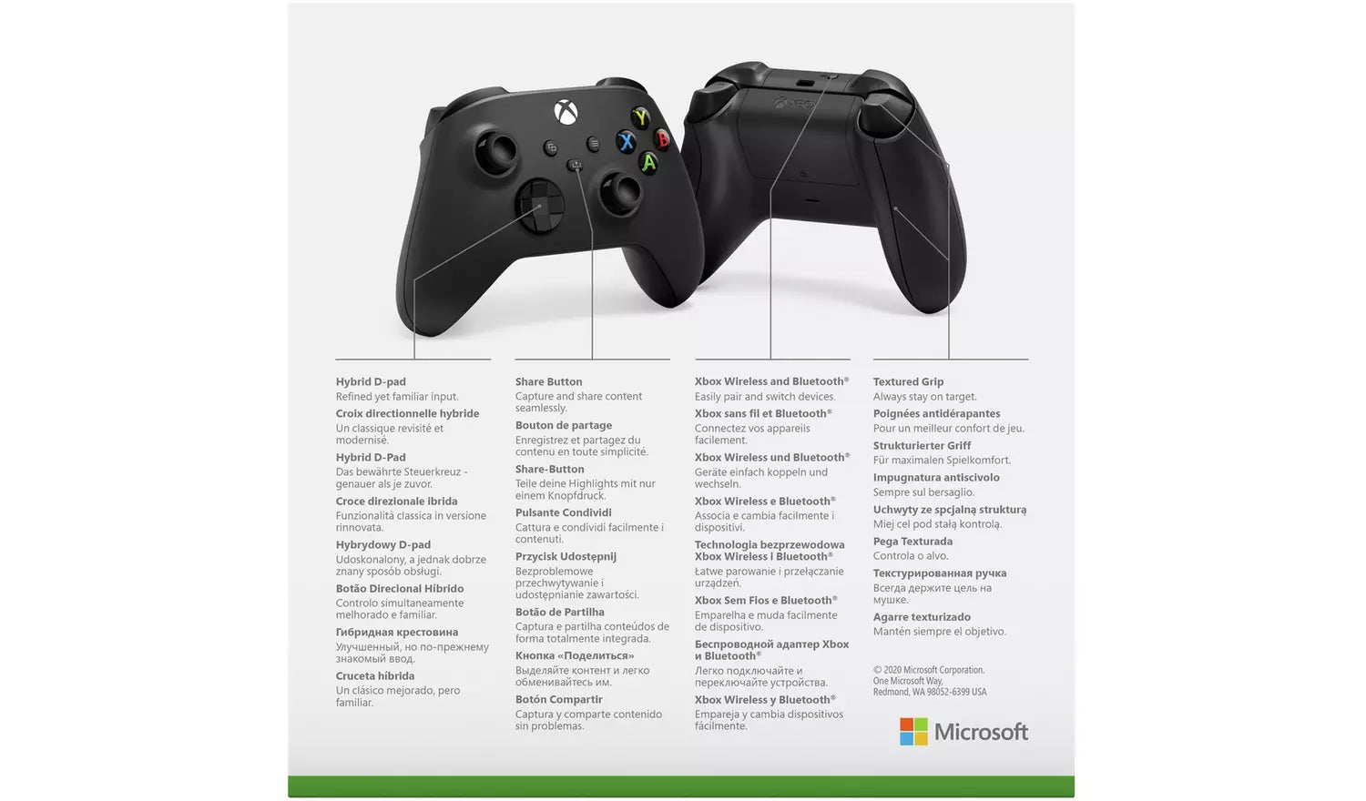 Official Xbox Series X/S Wireless Controller – Carbon Black | Xbox, PC & Mobile Compatible (New) Xbox