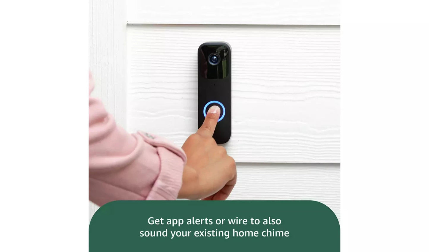 Blink Video Doorbell – White (Wired or Battery Option) Blink
