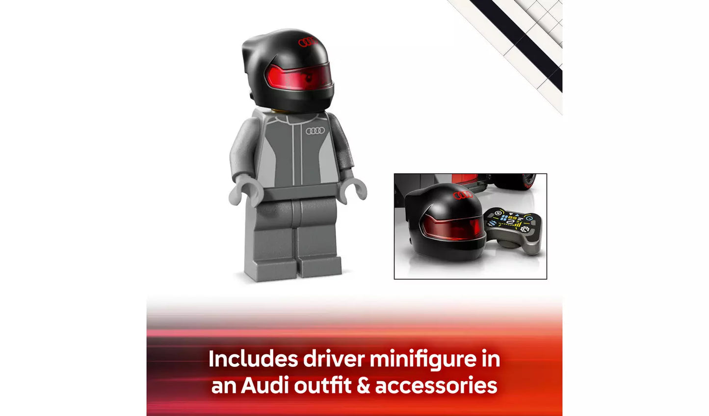 LEGO Speed Champions Audi Revolut F1 Team R26 Race Car | Ages 10+ | Model 77259 | New LEGO