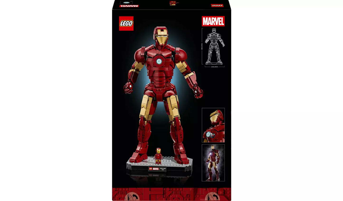 LEGO Marvel Iron Man Mark 3 Collectors' Edition Set 76344 | Ages 18+ | New LEGO