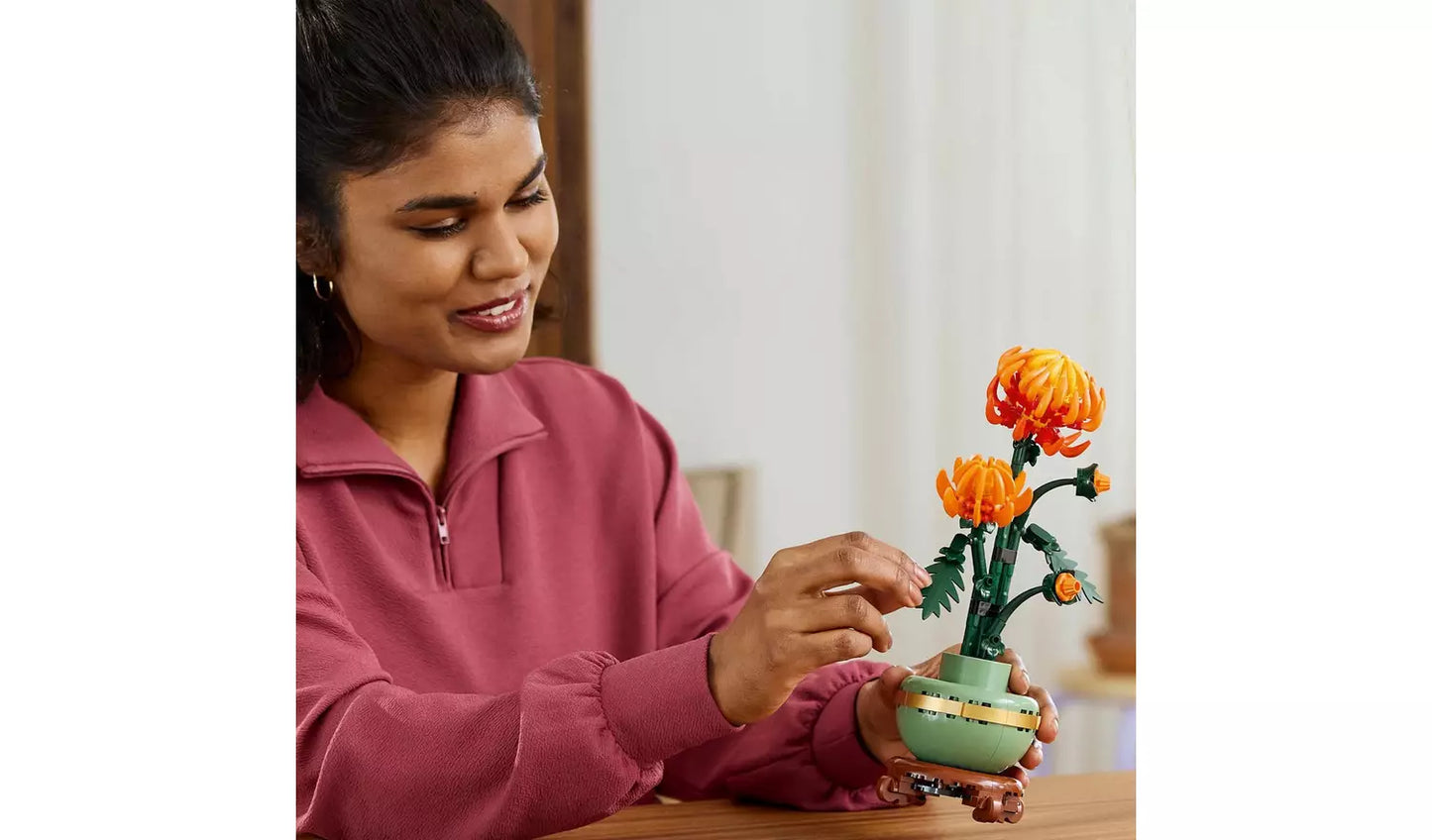 LEGO Icons Chrysanthemum Faux Flower Set for Adults | Ages 18+ | Model 10368 | NEW LEGO