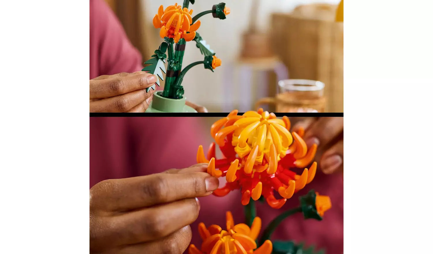 LEGO Icons Chrysanthemum Faux Flower Set for Adults | Ages 18+ | Model 10368 | NEW LEGO