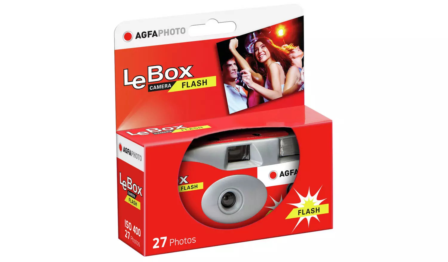 Agfa Single Use 27 Exposure 35mm Disposable Camera with Flash (New) AGFA