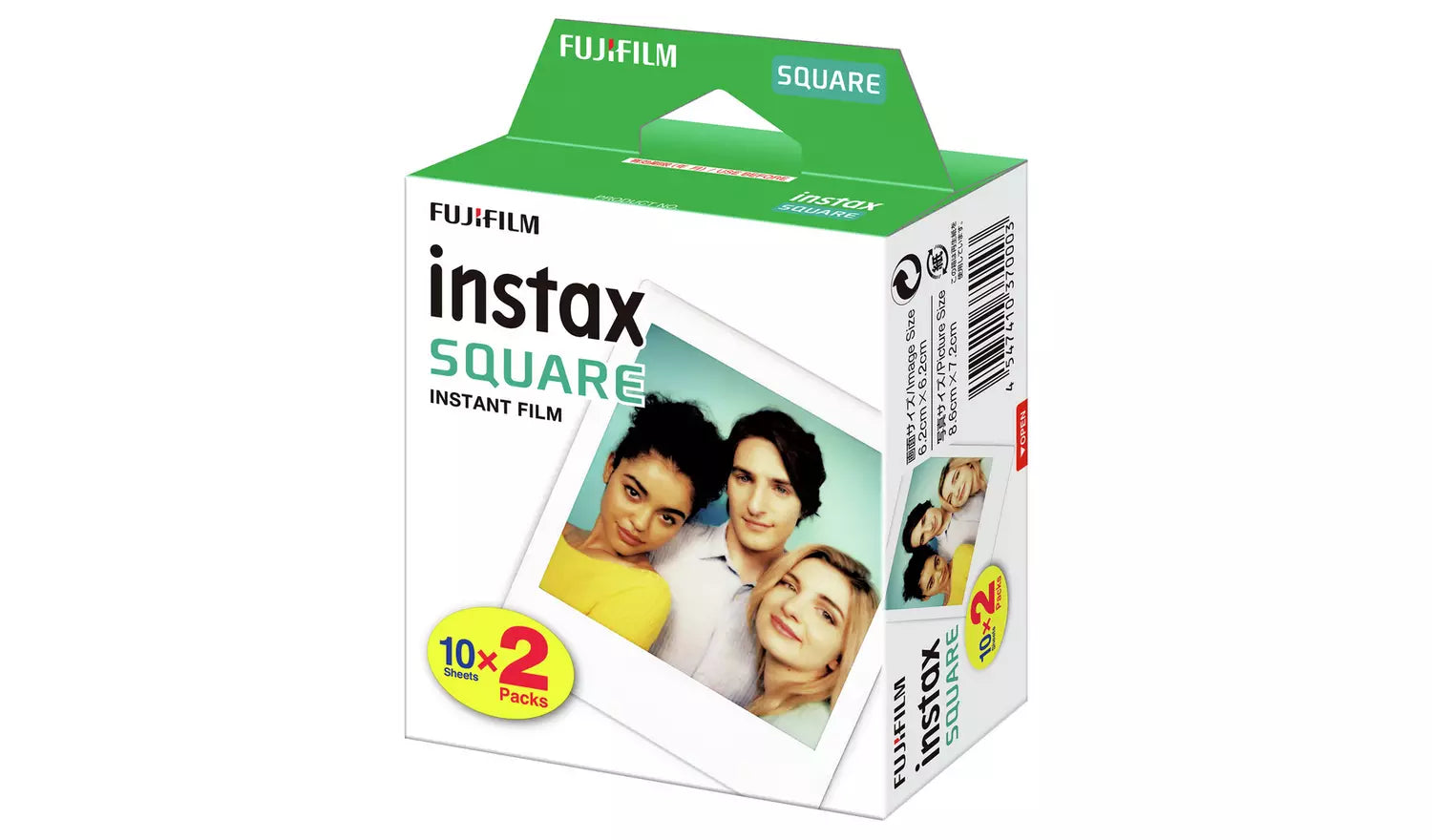 Instax Square Camera Film - 20 Pack (New) Fujifilm