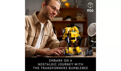 LEGO Icons Transformers Bumblebee Model Set for Adults | Ages 18+ | Model 10338 | NEW LEGO