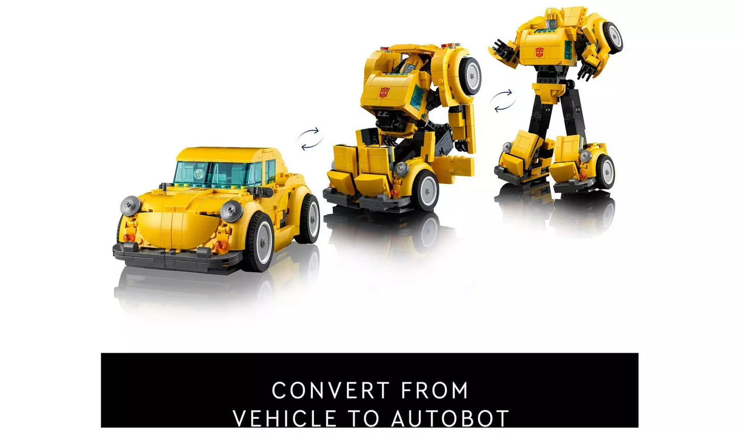 LEGO Icons Transformers Bumblebee Model Set for Adults | Ages 18+ | Model 10338 | NEW LEGO