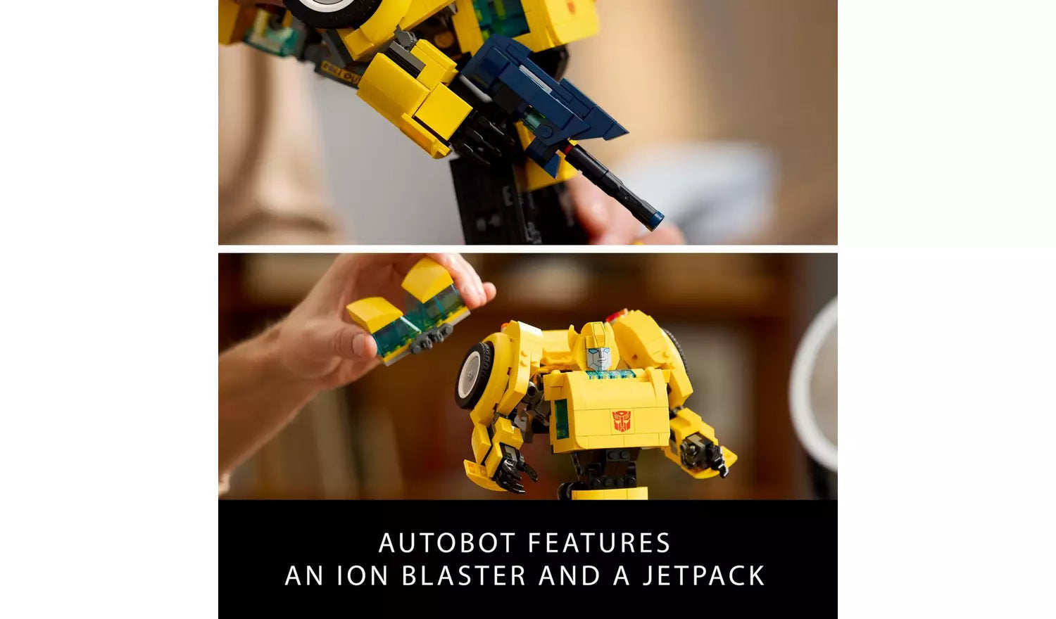 LEGO Icons Transformers Bumblebee Model Set for Adults | Ages 18+ | Model 10338 | NEW LEGO