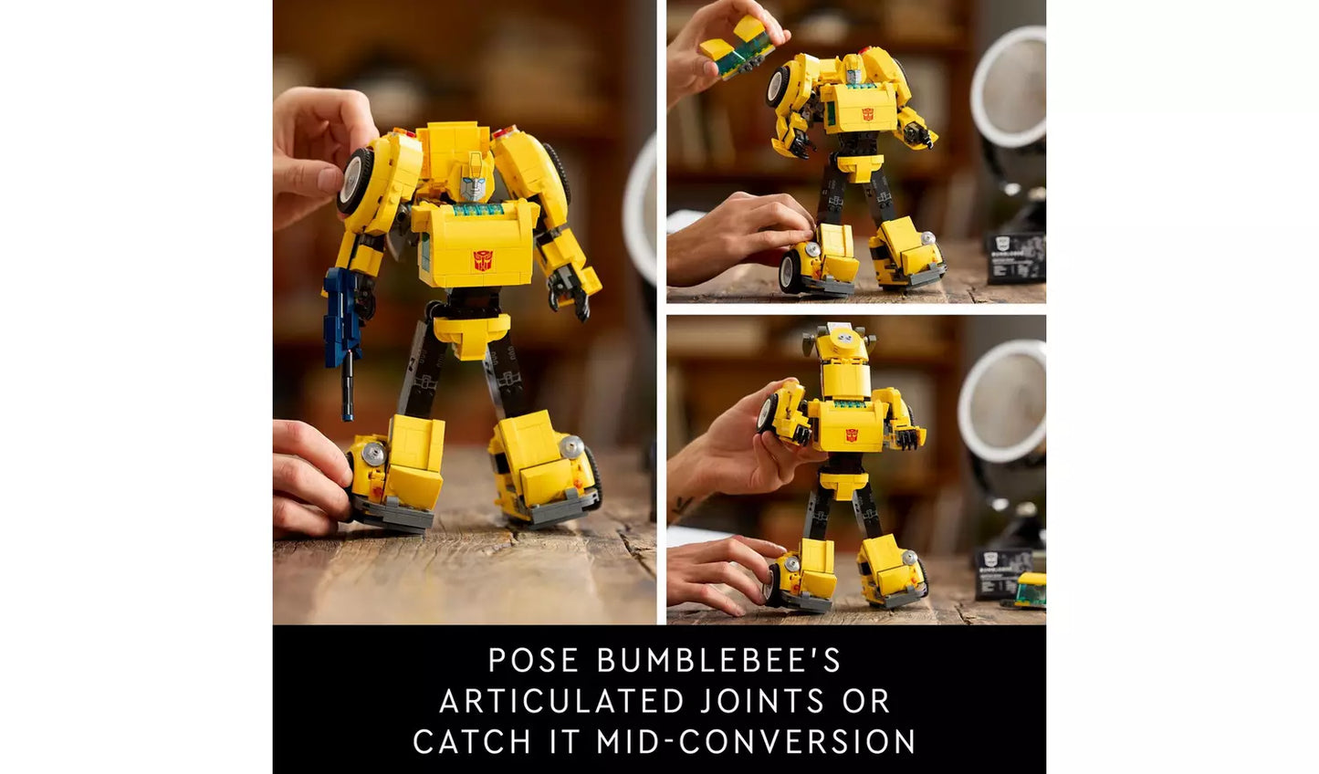 LEGO Icons Transformers Bumblebee Model Set for Adults | Ages 18+ | Model 10338 | NEW LEGO