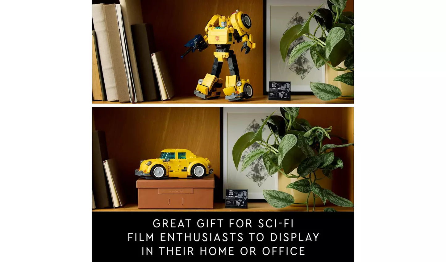 LEGO Icons Transformers Bumblebee Model Set for Adults | Ages 18+ | Model 10338 | NEW LEGO