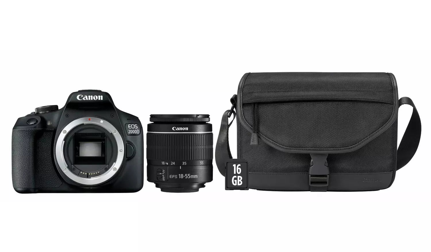 Canon EOS 2000D DSLR Lens Starter Kit (New) Canon
