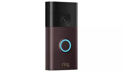 Ring Video Doorbell (Battery-Powered) with Chime – Venetian Bronze Ring