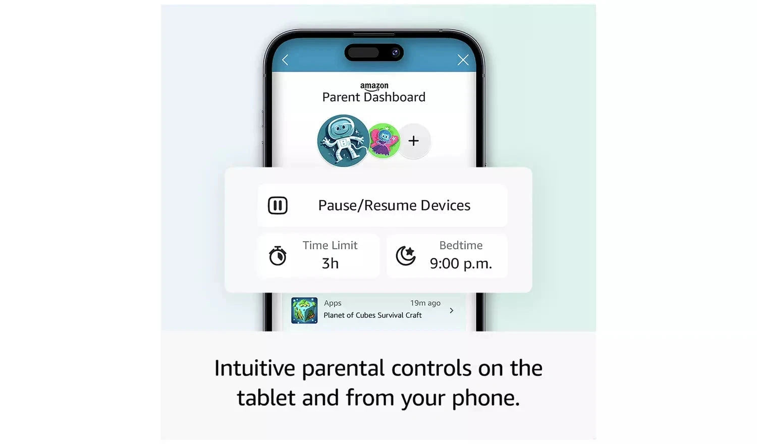 Amazon Fire HD 10 Kids Pro – 10.1" Tablet, 32GB, Blue – Designed for Ages 6–12 (New) Amazon