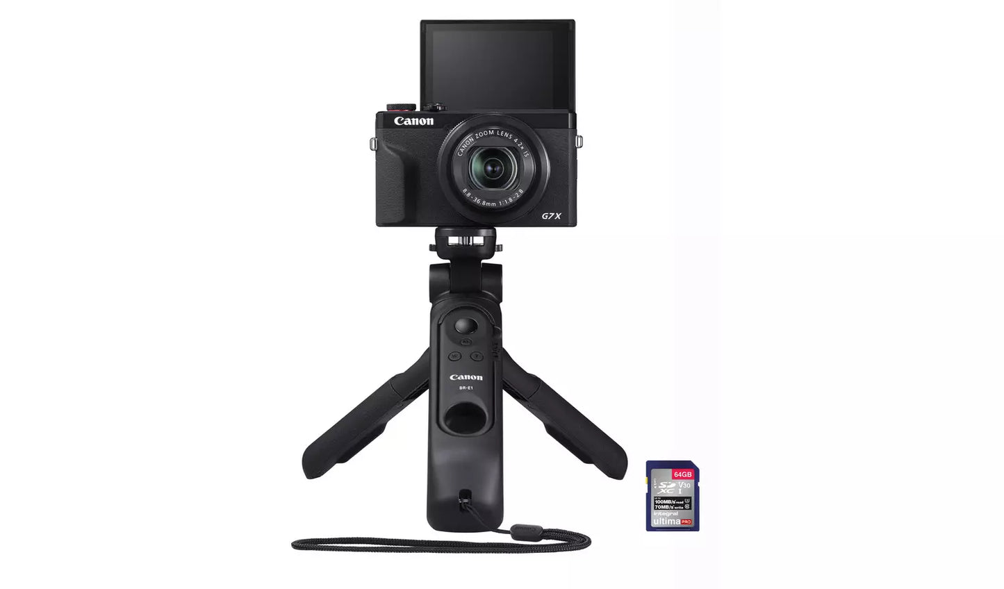 Canon PowerShot G7 X Mark III Vlogging Camera Kit – Black (New) Canon