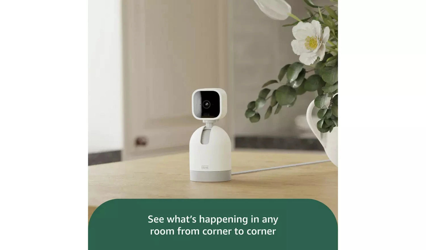 Blink Mini Pan-Tilt Indoor Smart Security Camera (CCTV) Blink