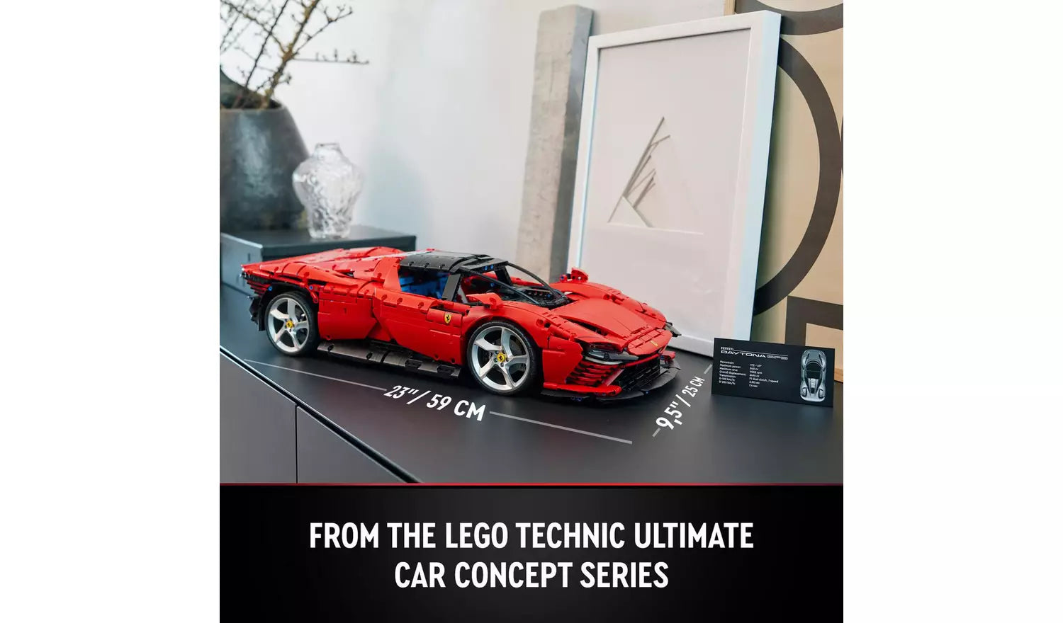 LEGO Technic Ferrari Daytona SP3 Model Race Car Set | Ages 18+ | Model 42143 | NEW LEGO